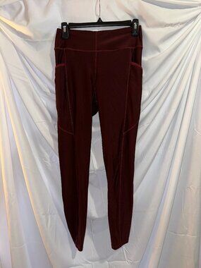 Riding Sport by Dover Saddlery, full seat grip, maroon riding tights, size large